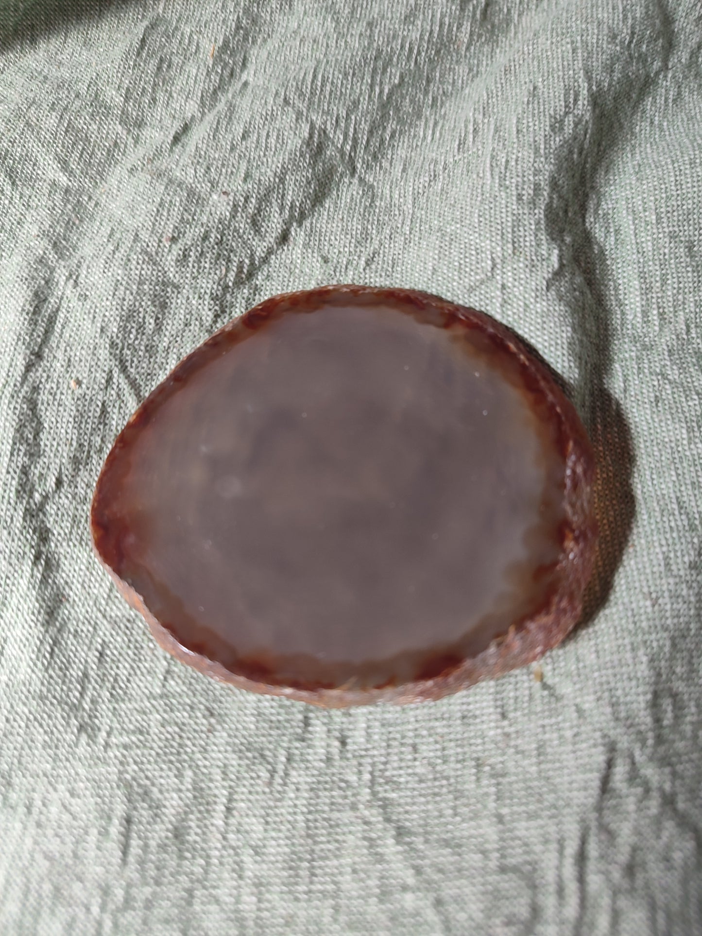 AGATE (tranche) +/- 6 cm diamètre
