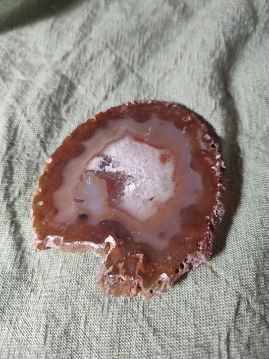 AGATE (tranche) +/- 6 cm diamètre