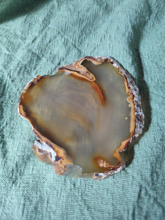 AGATE (tranche) +/- 6 cm diamètre